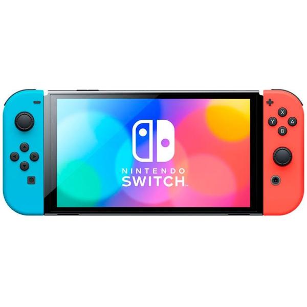 Spielkonsole Nintendo Switch Konsole OLED rot blau